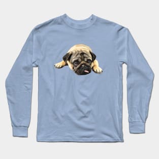 Pug -Cute Funny Dog Long Sleeve T-Shirt